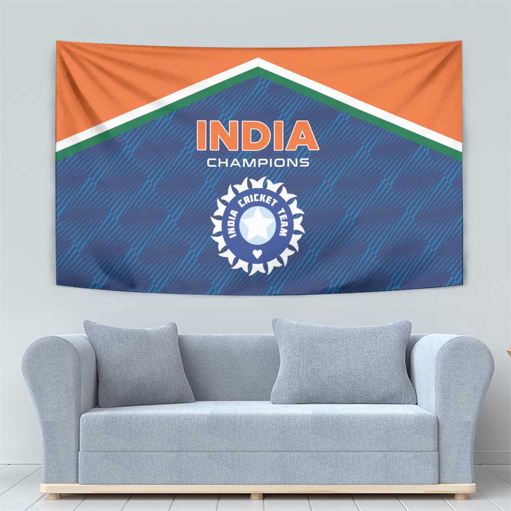 India Cricket Tapestry The Men In Blue Champions - Wonder Print Shop