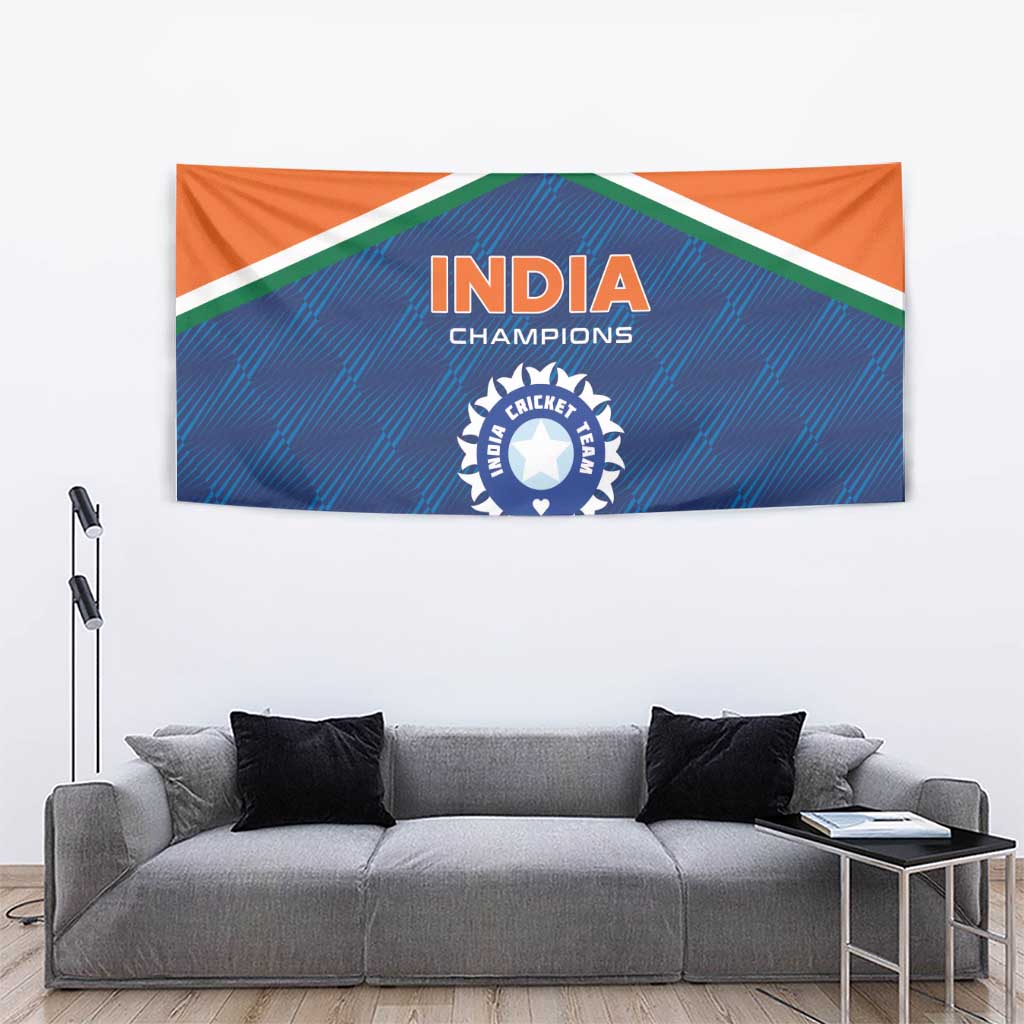 India Cricket Tapestry The Men In Blue Champions - Wonder Print Shop