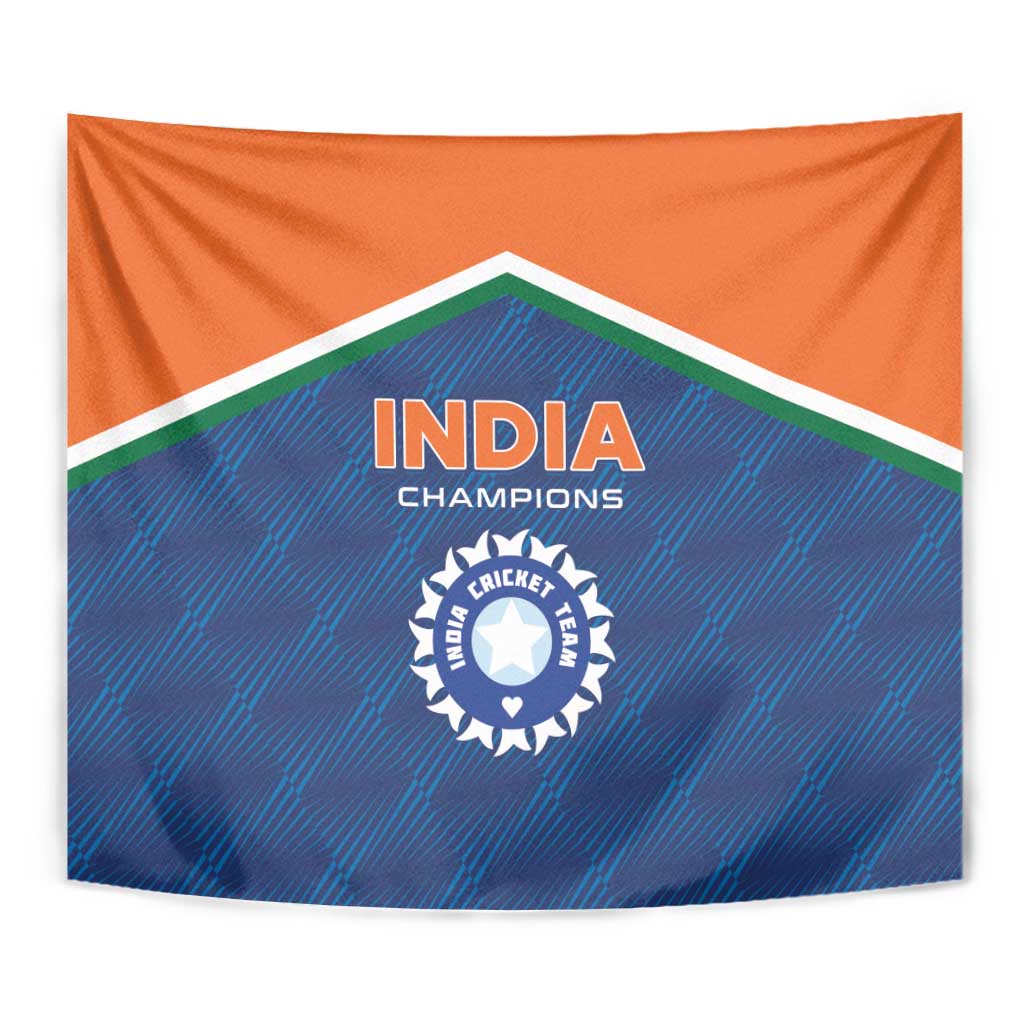 India Cricket Tapestry The Men In Blue Champions - Wonder Print Shop