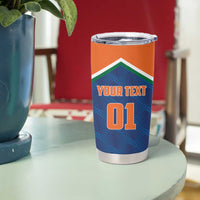 Custom India Cricket Tumbler Cup The Men In Blue Champions - Wonder Print Shop