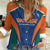 Custom India Cricket Women Casual Shirt The Men In Blue Champions - Wonder Print Shop