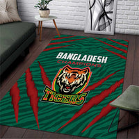 Bangladesh Cricket Area Rug The Tigers Go Champions - Wonder Print Shop
