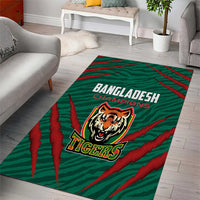 Bangladesh Cricket Area Rug The Tigers Go Champions - Wonder Print Shop