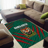 Bangladesh Cricket Area Rug The Tigers Go Champions - Wonder Print Shop