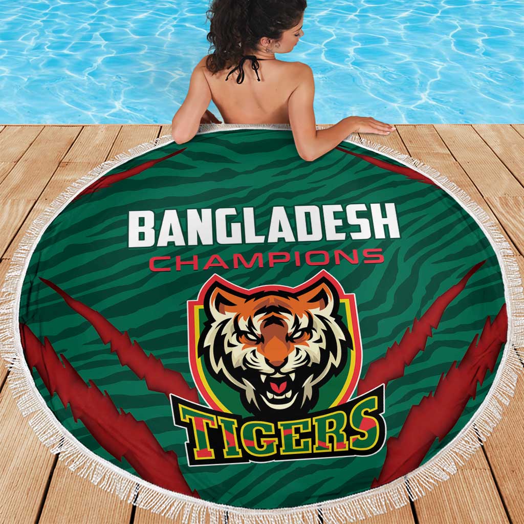 Bangladesh Cricket Beach Blanket The Tigers Go Champions - Wonder Print Shop