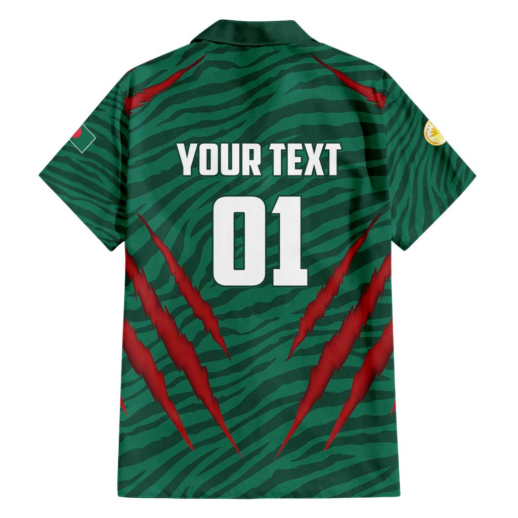 Custom Bangladesh Cricket Hawaiian Shirt The Tigers Go Champions - Wonder Print Shop