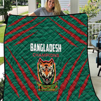 Bangladesh Cricket Quilt The Tigers Go Champions - Wonder Print Shop