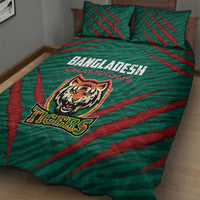Bangladesh Cricket Quilt Bed Set The Tigers Go Champions - Wonder Print Shop