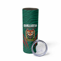 Custom Bangladesh Cricket Skinny Tumbler The Tigers Go Champions - Wonder Print Shop
