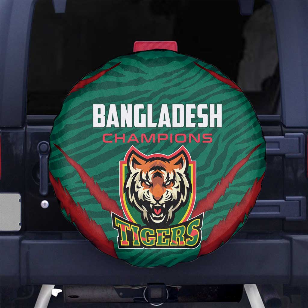Bangladesh Cricket Spare Tire Cover The Tigers Go Champions - Wonder Print Shop