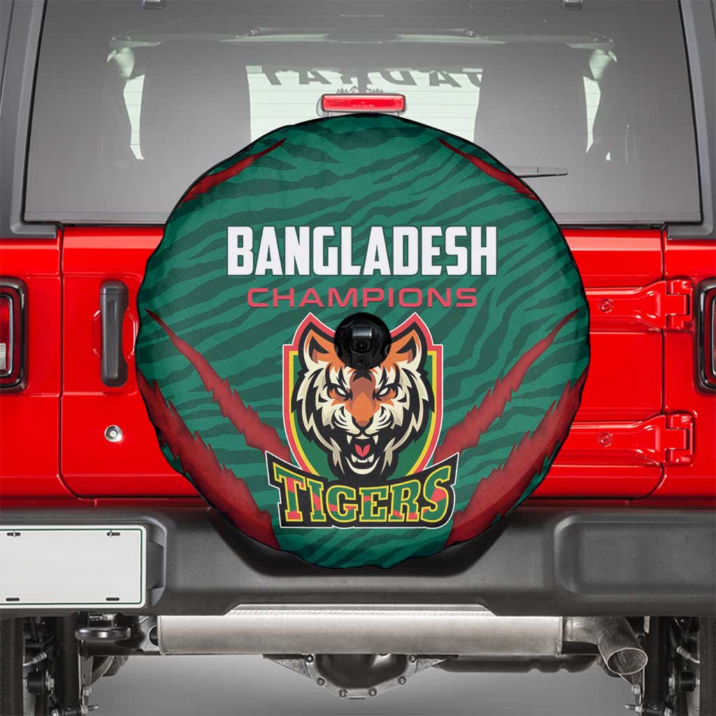 Bangladesh Cricket Spare Tire Cover The Tigers Go Champions - Wonder Print Shop