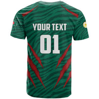 Custom Bangladesh Cricket T Shirt The Tigers Go Champions - Wonder Print Shop