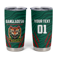 Custom Bangladesh Cricket Tumbler Cup The Tigers Go Champions - Wonder Print Shop