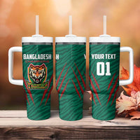 Custom Bangladesh Cricket Tumbler With Handle The Tigers Go Champions - Wonder Print Shop