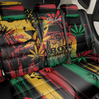 Reggae King Marley One Love Back Car Seat Cover Rastafarian Lion Grunge