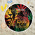 Reggae King Marley One Love Beach Blanket Rastafarian Lion Grunge