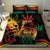 Reggae King Marley One Love Bedding Set Rastafarian Lion Grunge