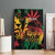 Reggae King Marley One Love Canvas Wall Art Rastafarian Lion Grunge