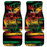Reggae King Marley One Love Car Mats Rastafarian Lion Grunge