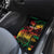 Reggae King Marley One Love Car Mats Rastafarian Lion Grunge