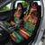 Reggae King Marley One Love Car Seat Cover Rastafarian Lion Grunge