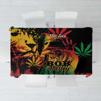 Reggae King Marley One Love Tablecloth Rastafarian Lion Grunge - Wonder Print Shop