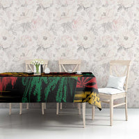 Reggae King Marley One Love Tablecloth Rastafarian Lion Grunge - Wonder Print Shop