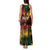 Personalized Reggae King Marley One Love Tank Maxi Dress Rastafarian Lion Grunge - Wonder Print Shop