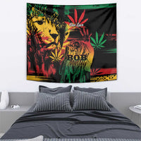 Reggae King Marley One Love Tapestry Rastafarian Lion Grunge - Wonder Print Shop