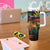 Personalized Reggae King Marley One Love Tumbler With Handle Rastafarian Lion Grunge - Wonder Print Shop
