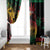 Reggae King Marley One Love Window Curtain Rastafarian Lion Grunge - Wonder Print Shop