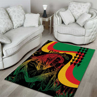 Legend Reggae Marley Area Rug Kakau Jawaiian