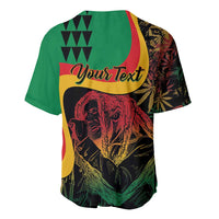 Personalized Legend Reggae Marley Baseball Jersey Kakau Jawaiian