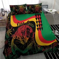 Legend Reggae Marley Bedding Set Kakau Jawaiian