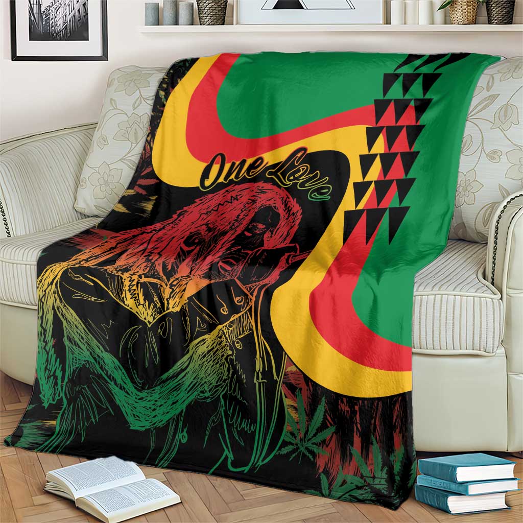 Legend Reggae Marley Blanket Kakau Jawaiian