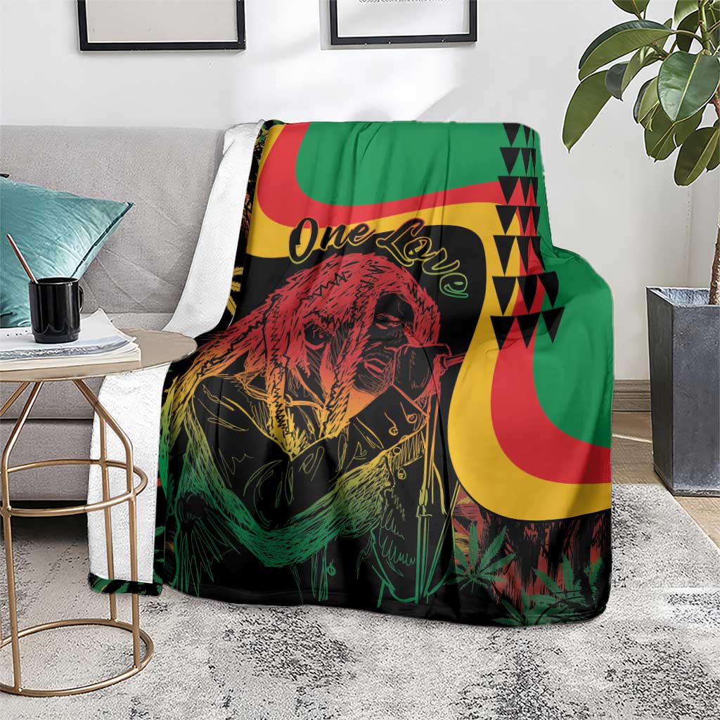 Legend Reggae Marley Blanket Kakau Jawaiian