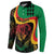 Personalized Legend Reggae Marley Button Sweatshirt Kakau Jawaiian