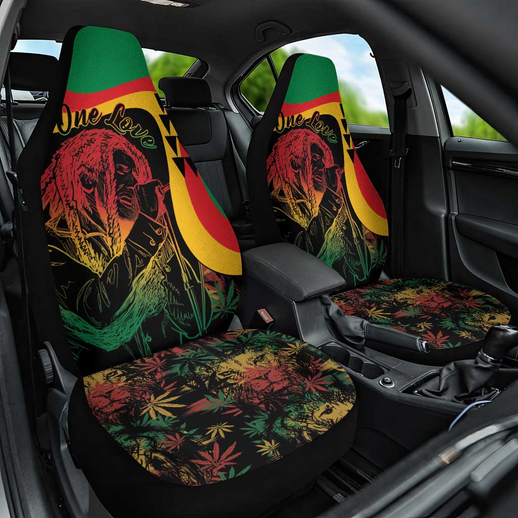 Legend Reggae Marley Car Seat Cover Kakau Jawaiian