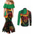Personalized Legend Reggae Marley Couples Matching Mermaid Dress and Long Sleeve Button Shirt Kakau Jawaiian