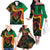 Personalized Legend Reggae Marley Family Matching Off The Shoulder Long Sleeve Dress and Hawaiian Shirt Kakau Jawaiian