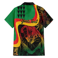 Personalized Legend Reggae Marley Family Matching Tank Maxi Dress and Hawaiian Shirt Kakau Jawaiian