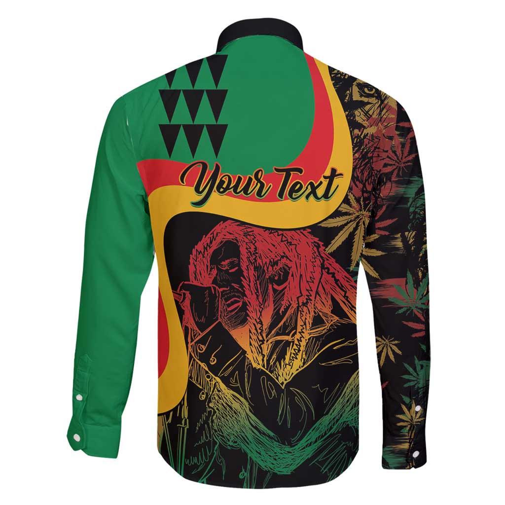 Personalized Legend Reggae Marley Family Matching Tank Maxi Dress and Hawaiian Shirt Kakau Jawaiian