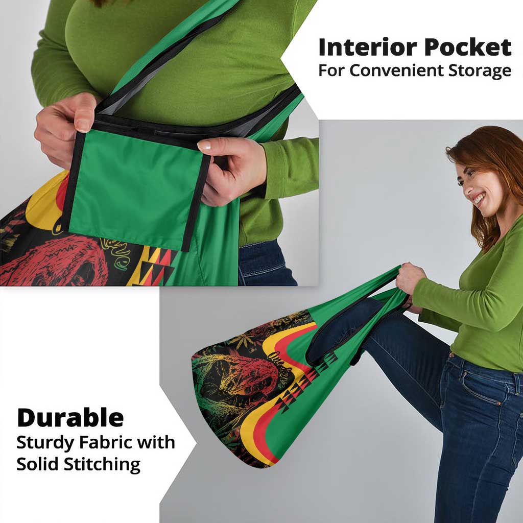 Legend Reggae Marley Grocery Bag Kakau Jawaiian