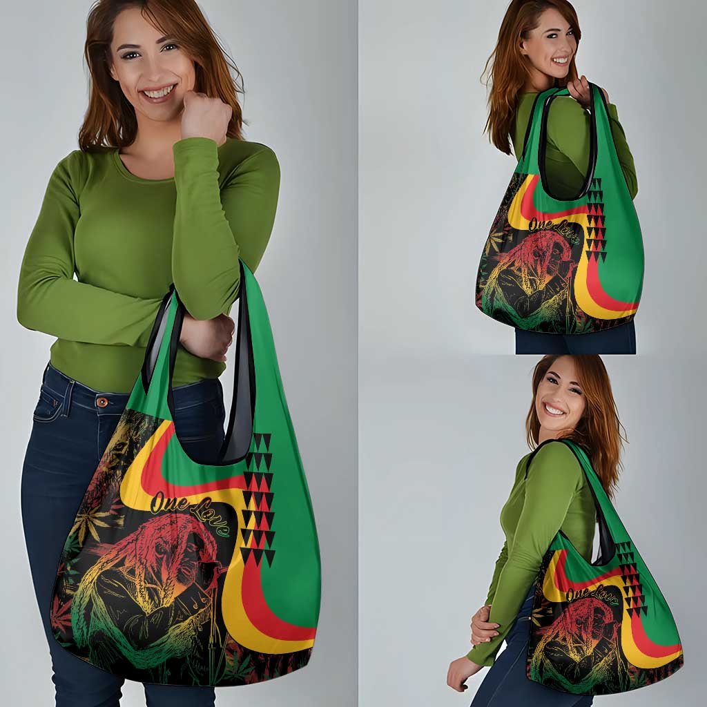 Legend Reggae Marley Grocery Bag Kakau Jawaiian