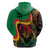 Personalized Legend Reggae Marley Hoodie Kakau Jawaiian