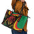 Legend Reggae Marley Leather Tote Bag Kakau Jawaiian