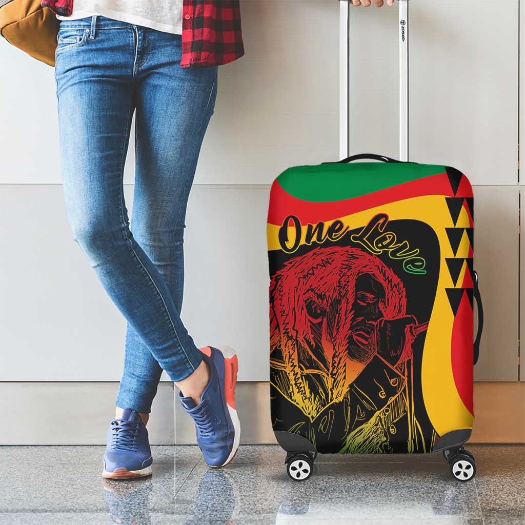Legend Reggae Marley Luggage Cover Kakau Jawaiian