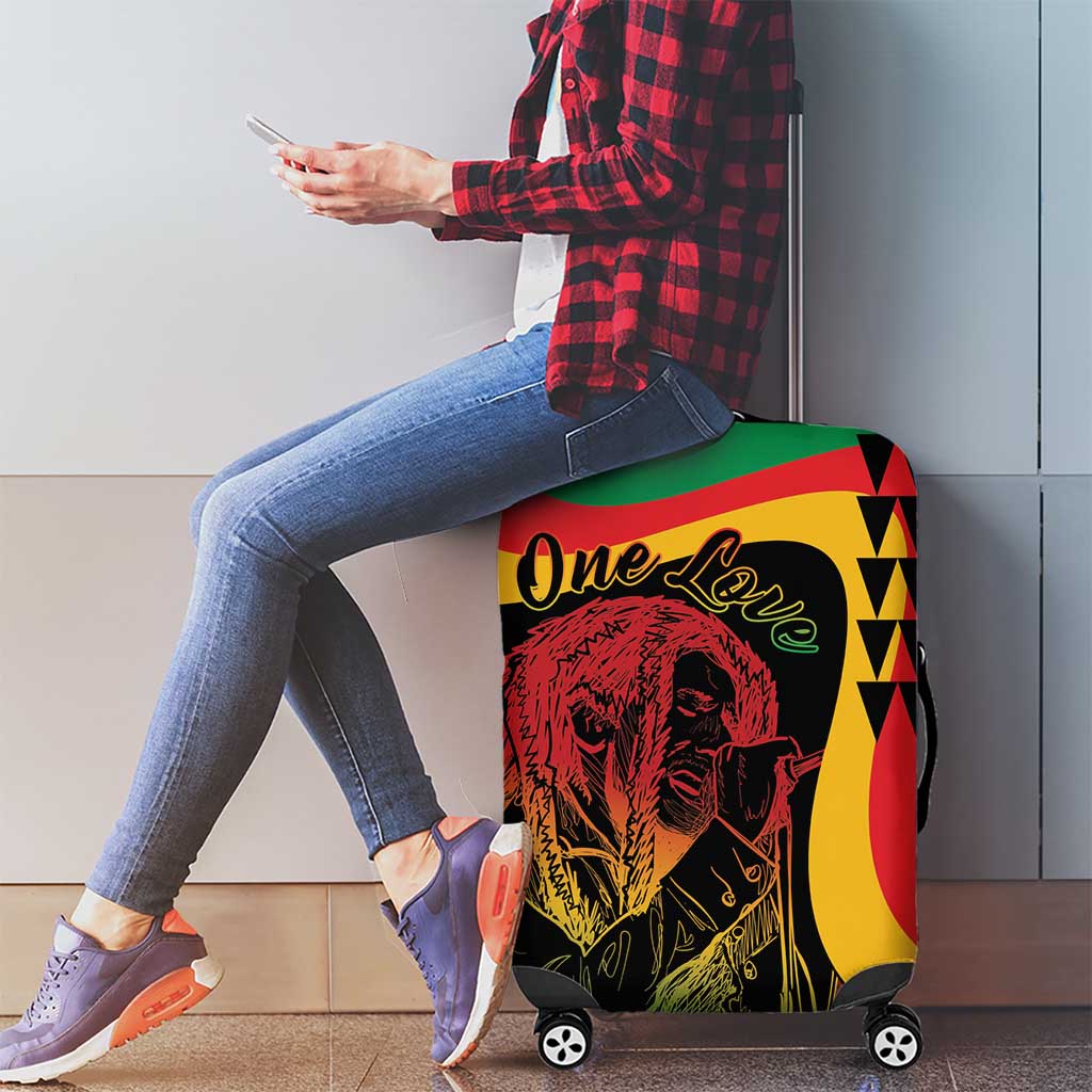 Legend Reggae Marley Luggage Cover Kakau Jawaiian