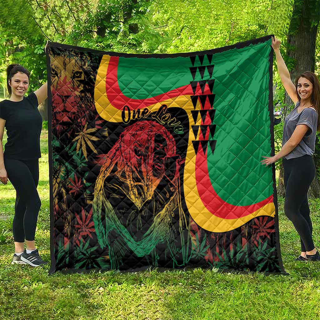 Legend Reggae Marley Quilt Kakau Jawaiian - Wonder Print Shop