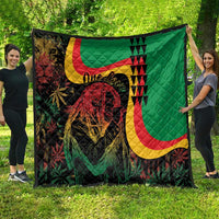 Legend Reggae Marley Quilt Kakau Jawaiian - Wonder Print Shop